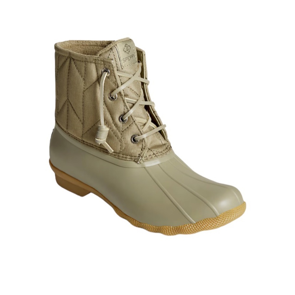 Sperry SeaCycled Saltwater Nylon Quilted Cold Weather Duck Boots NWT